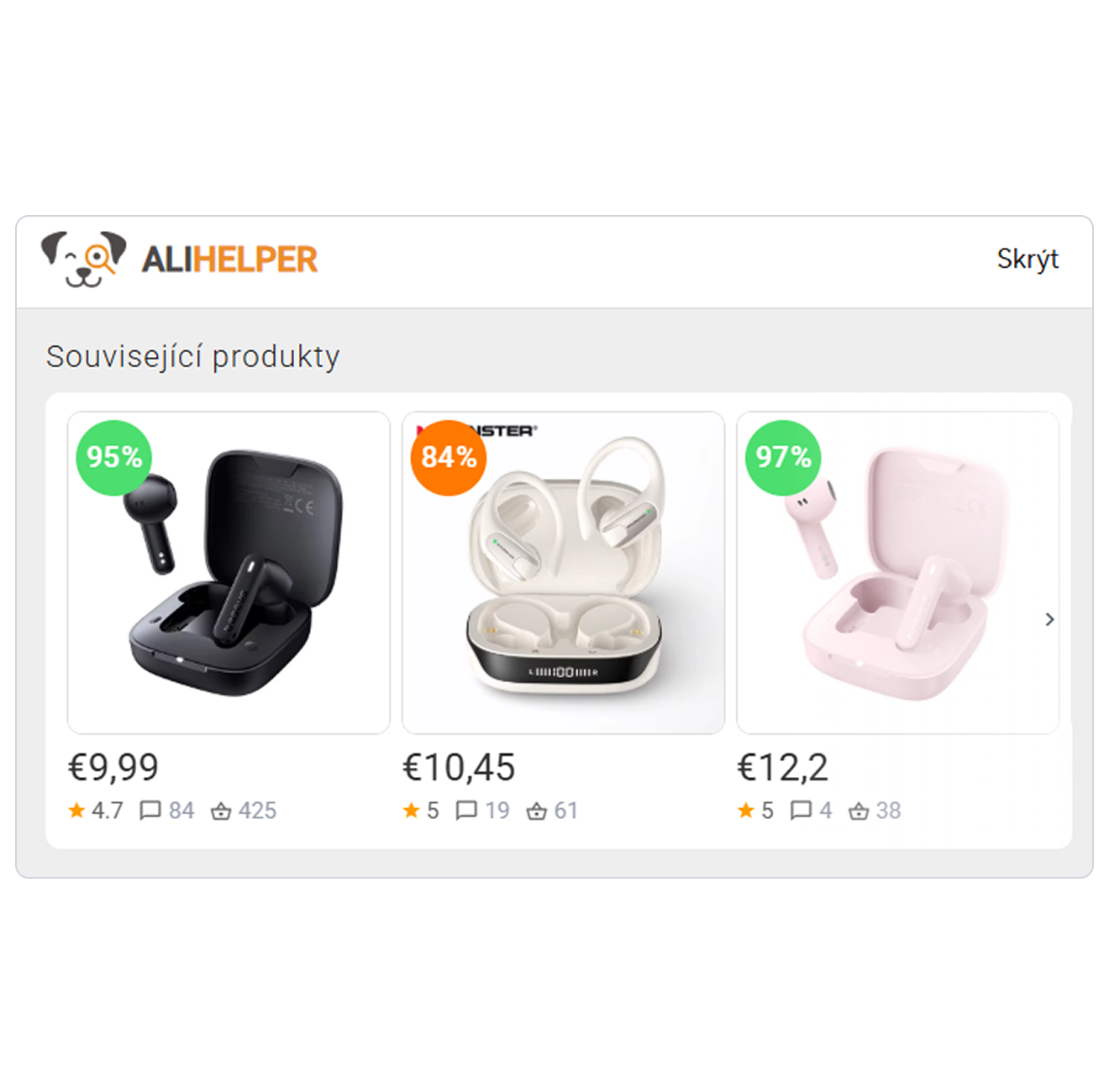 Vyhledávání podobných produktů