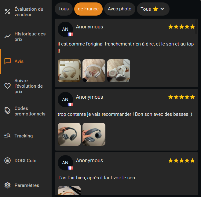 Consulter facilement les avis